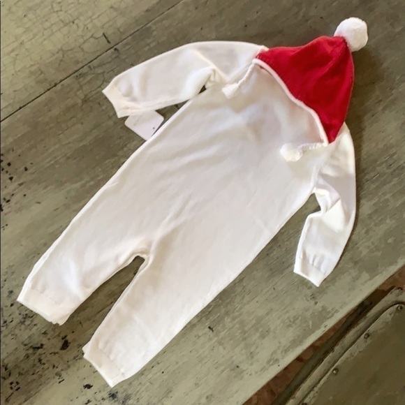 TAHARI Baby Christmas Knit Coverall - Picture 4 of 8